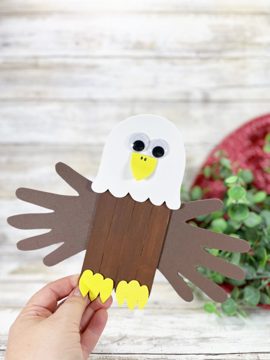 Popsicle Stick Bald Eagle | Today's Creative Ideas