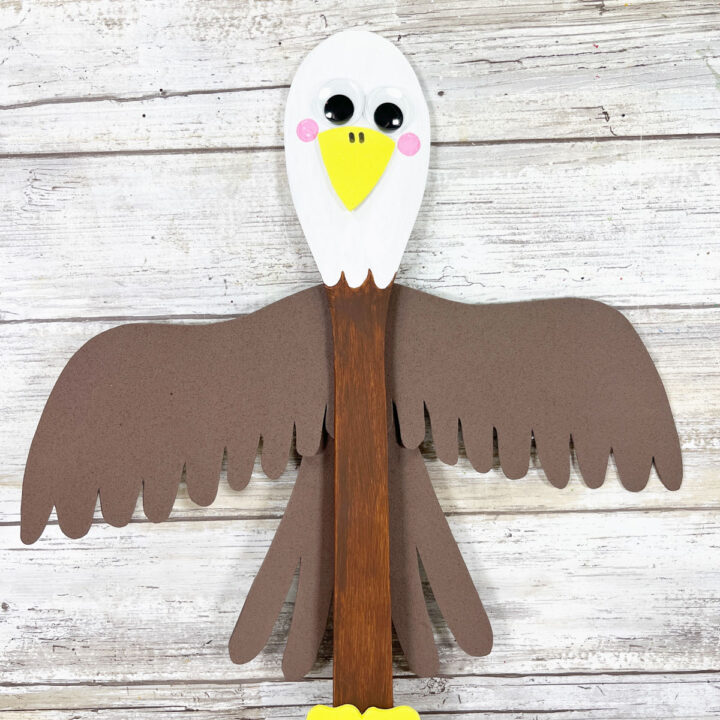 Wooden Spoon Eagle Craft