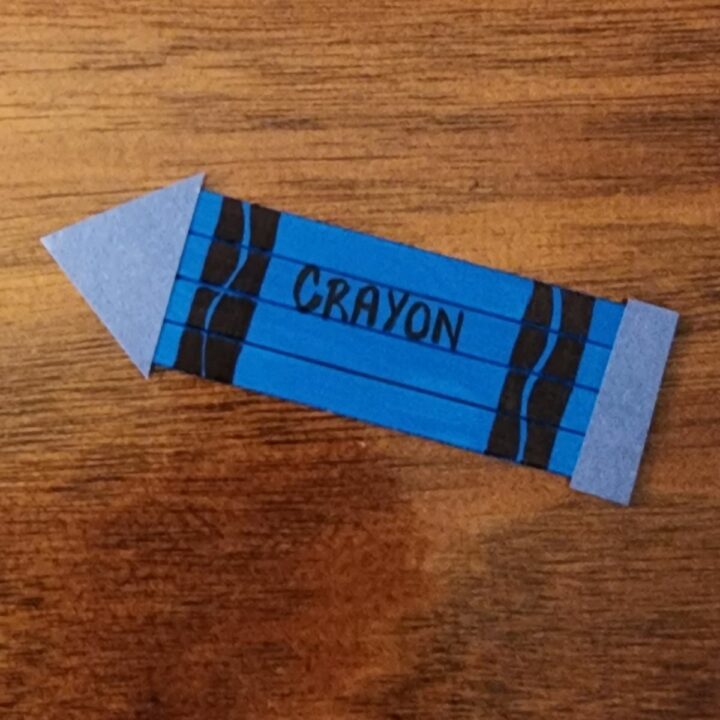 Popsicle Stick Crayon Craft