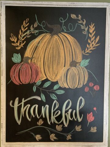 Thanksgiving Chalkboard Art Ideas | Today's Creative Ideas