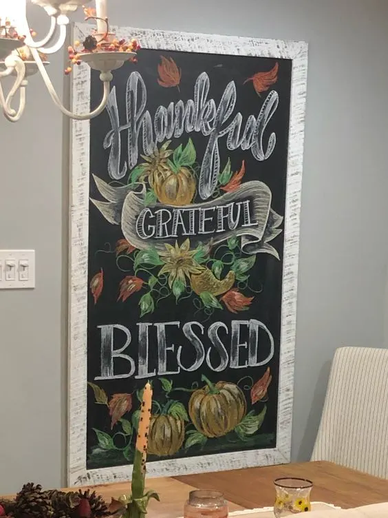 Thanksgiving Chalkboard Art Ideas | Today's Creative Ideas