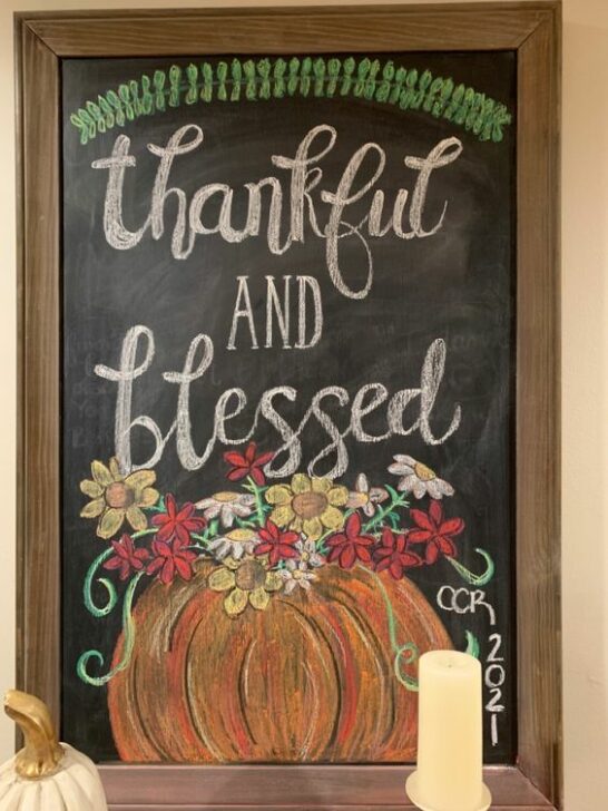 Thanksgiving Chalkboard Art Ideas | Today's Creative Ideas