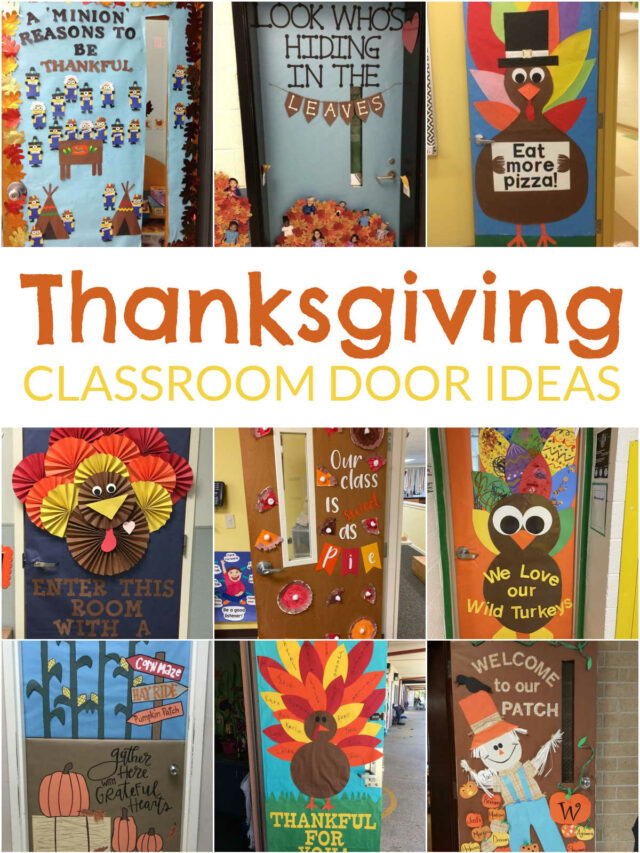 14+ Thanksgiving Classroom Door Ideas | Today's Creative Ideas