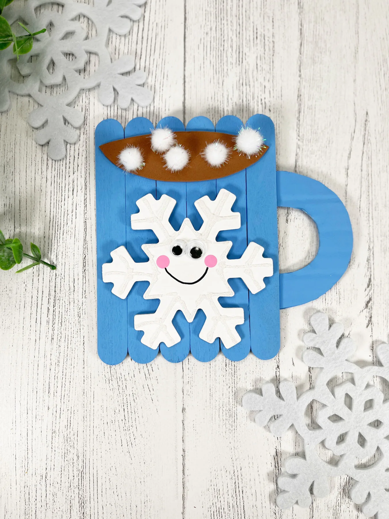 Popsicle Stick Hot Chocolate Mug Craft for Kids | Today's Creative Ideas